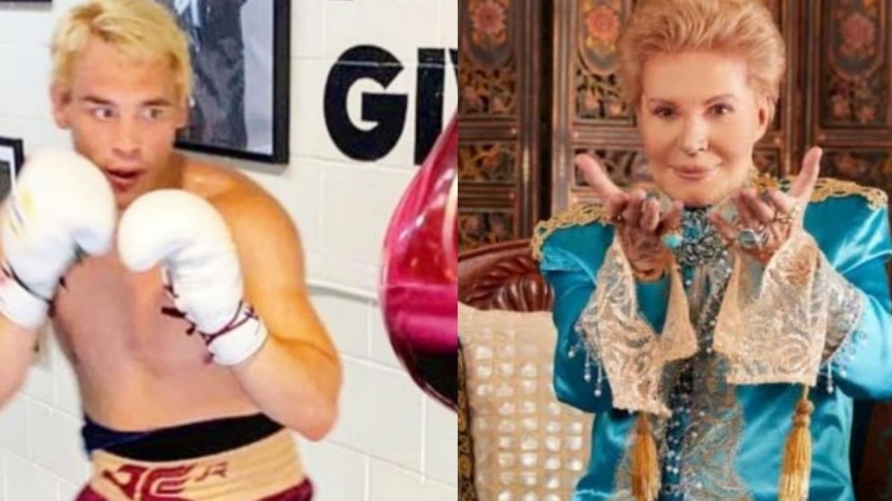 Julio César Chávez Jr. escandaliza con su cabello rubio y lo comparan con Walter Mercado