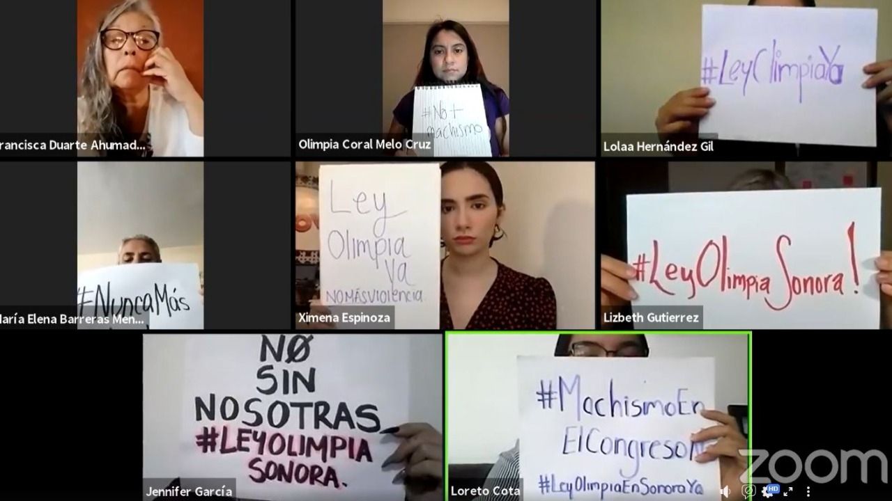 Dictamen de Ley Olimpia en Sonora debe ajustarse, señalan colectivos de mujeres