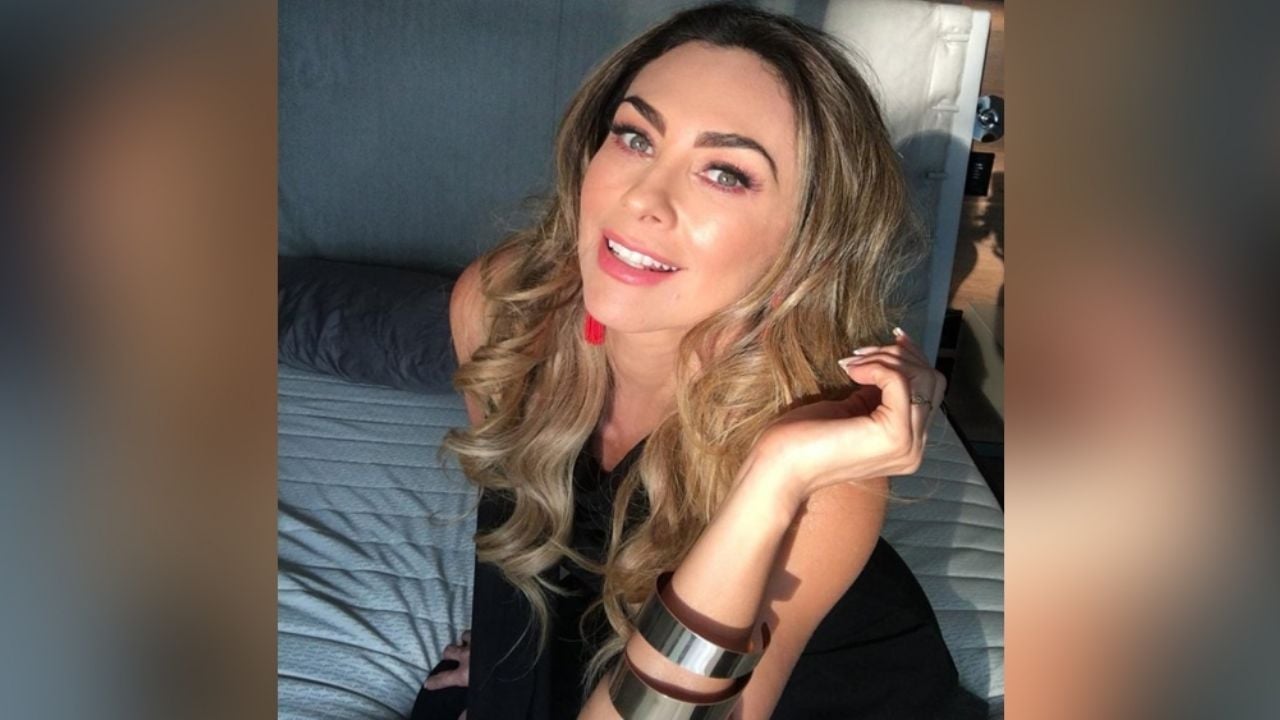 Aracely Arámbula se luce como un ángel en ligero camisón blanco que pone a babear a fans