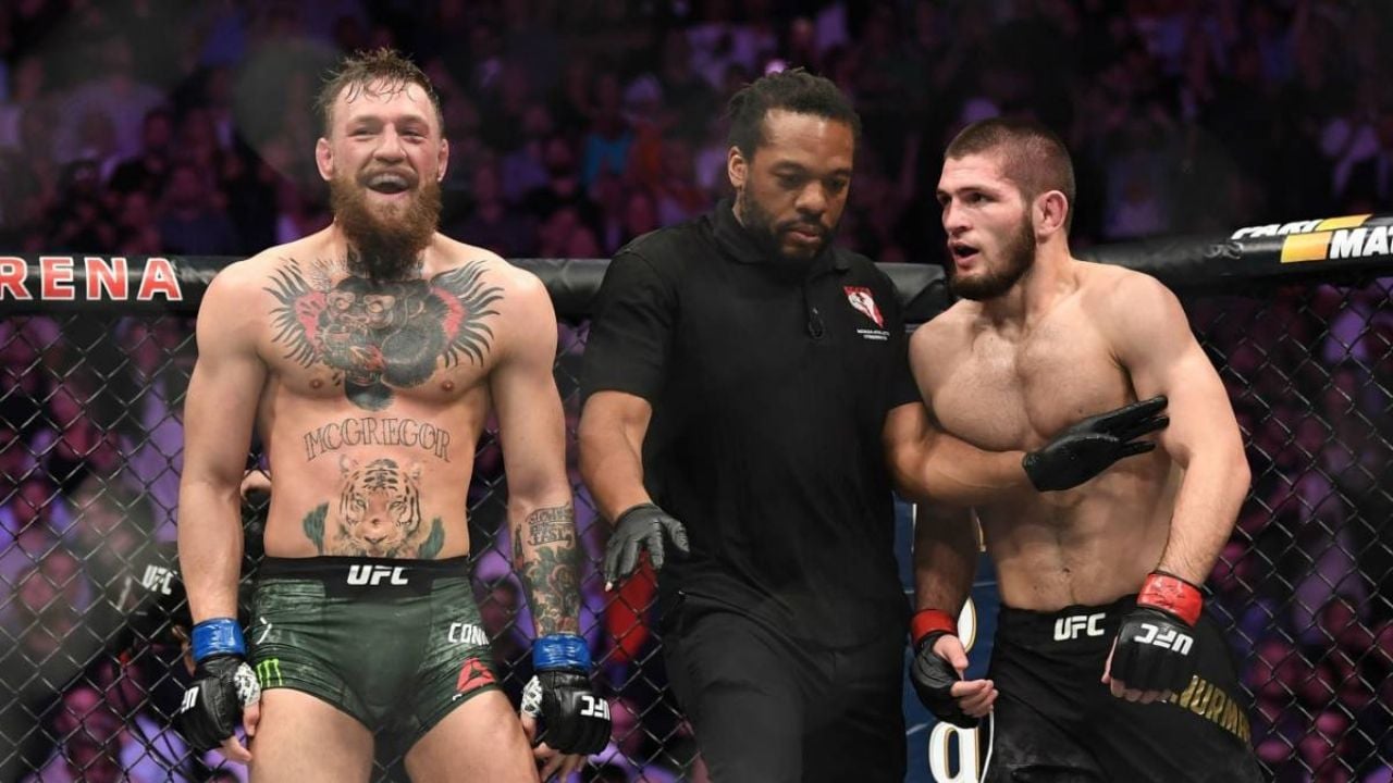 La burla de McGregor por la estrategia de Khabib en contra de Justin Gaethje