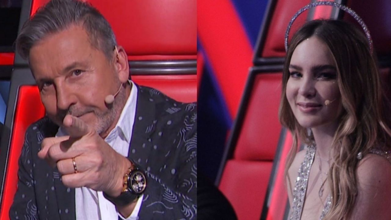 ¿Y Christian Nodal? Exhiben descarado coqueteo de Belinda a Ricardo Montaner en ‘La Voz Azteca’