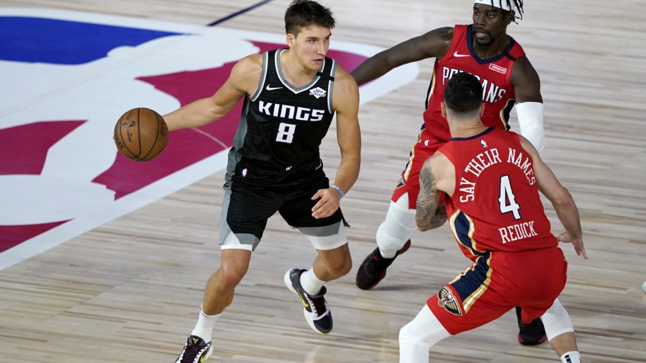 Bogdan Bogdanovic brilla en la victoria de los Kings sobre los Pelicans