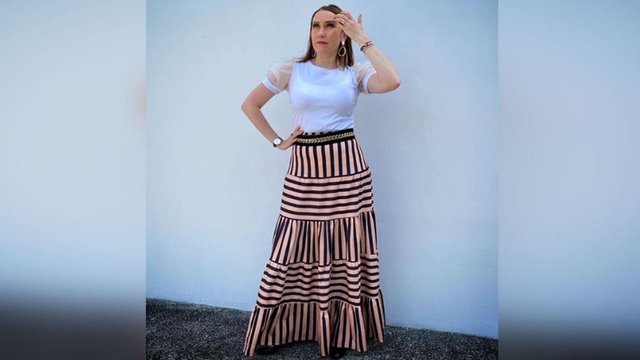 Mónica Castañeda se luce en ‘Ventaneando’ como si asistiera a pasarela de moda