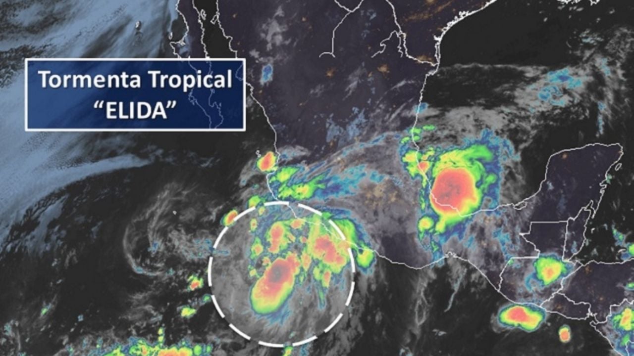La tormenta ‘Elida’ pasará a huracán en las próximas horas; se localiza en BCS