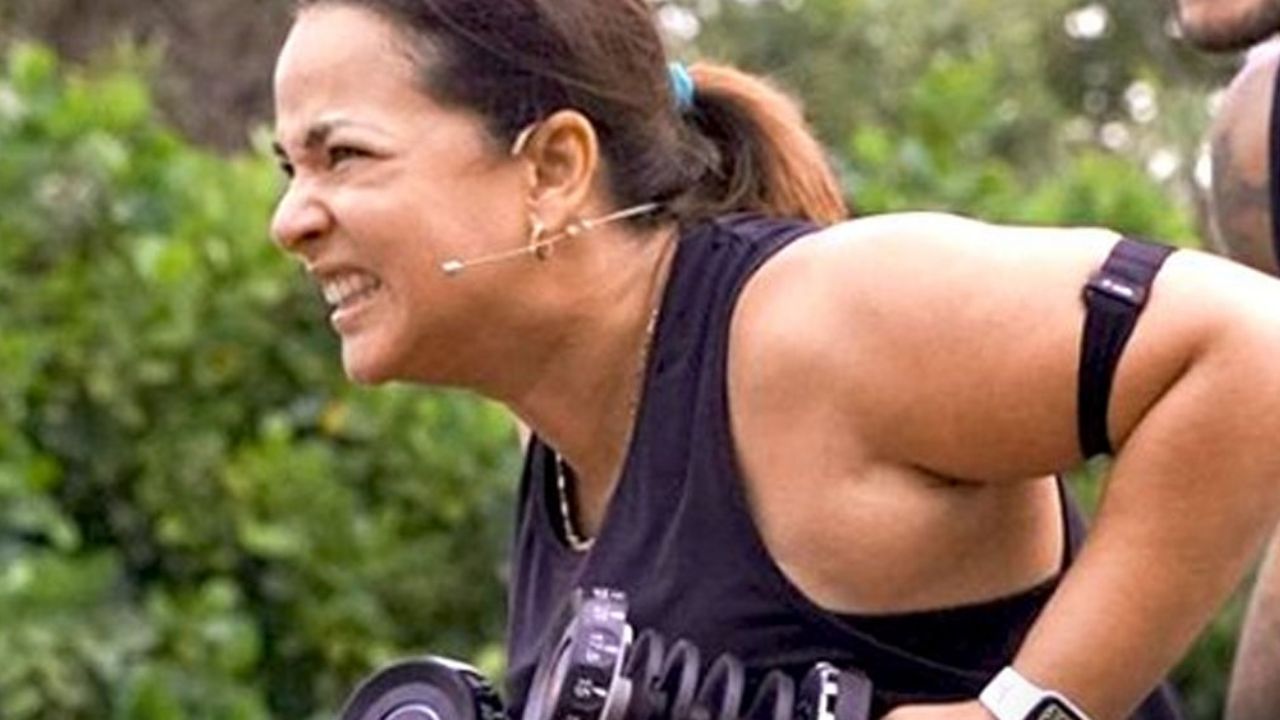 A pesar del mal clima, Adamari López no se rinde y sigue en el reto por bajar de peso