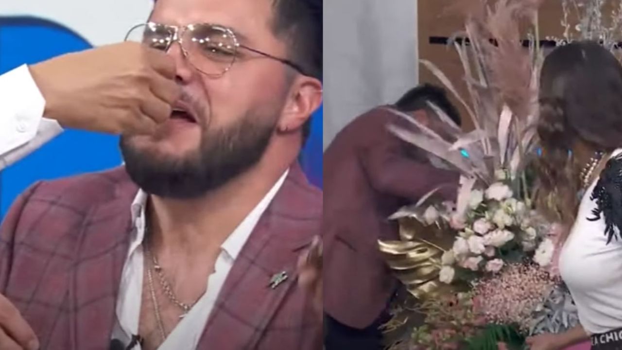 ¡Asqueroso! Por incumplido, conductor de ‘Hoy’ recibe castigo y vomita en vivo