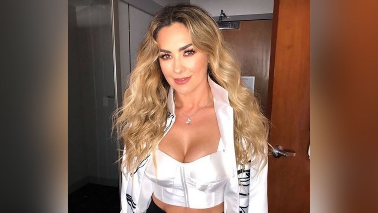 Aracely Arámbula enloquece todo Instagram al lucirse en espectacular vestido rojo