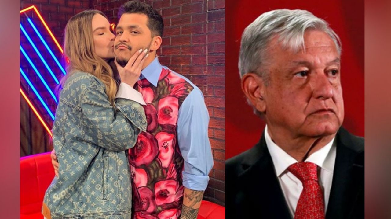 Internautas piden que AMLO sea el padrino de la boda de Belinda y Christian Nodal