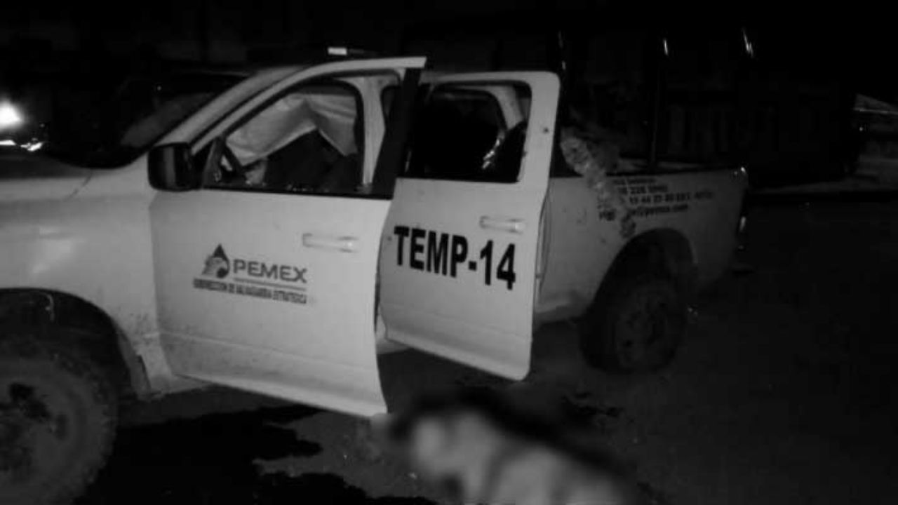 Acribillan hasta la muerte a cuatro empleados de Pemex en Hidalgo