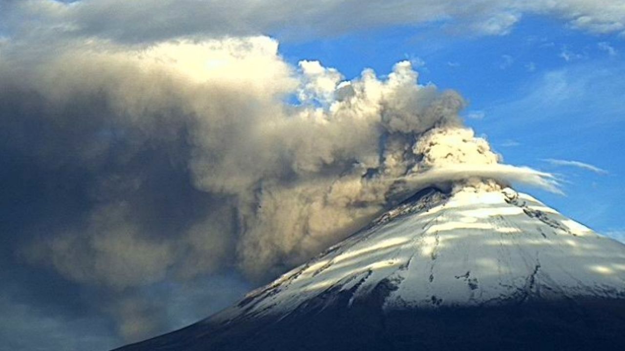 El volcán Popocatépetl registra hasta 39 exhalaciones en solo 24 horas