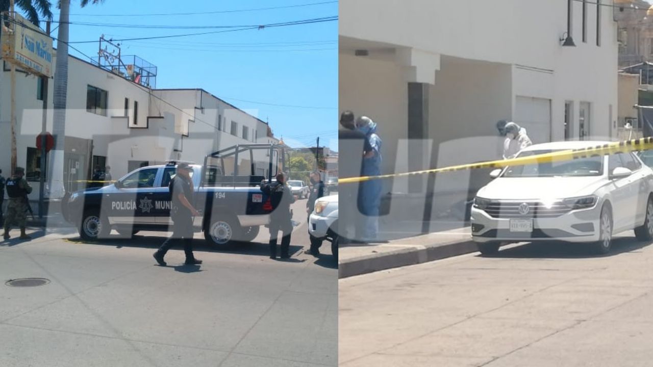 Guaymas: Asesinan a tiros a una persona afuera de funeraria donde se velaba a policía