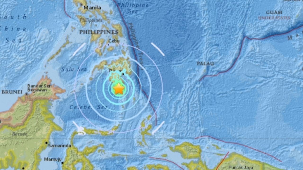 Alerta en Filipinas: Fuerte sismo de magnitud preliminar 6.9 golpea la zona