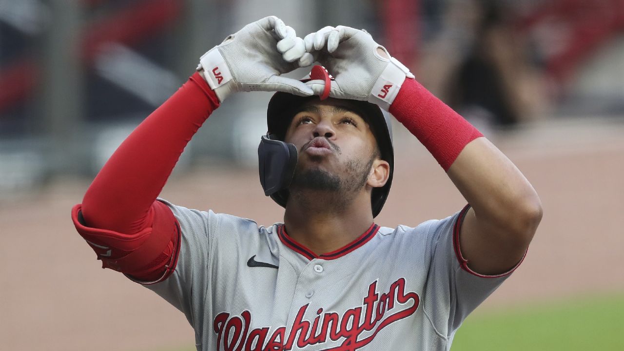 García, de Nacionales, el primer nacido en el 2000 en dar un cuadrangular