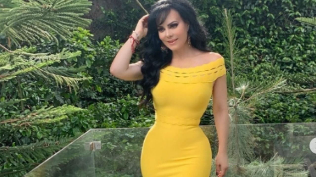 Maribel Guardia desata el furor en Televisa al lucirse con coqueto y revelador vestido de noche