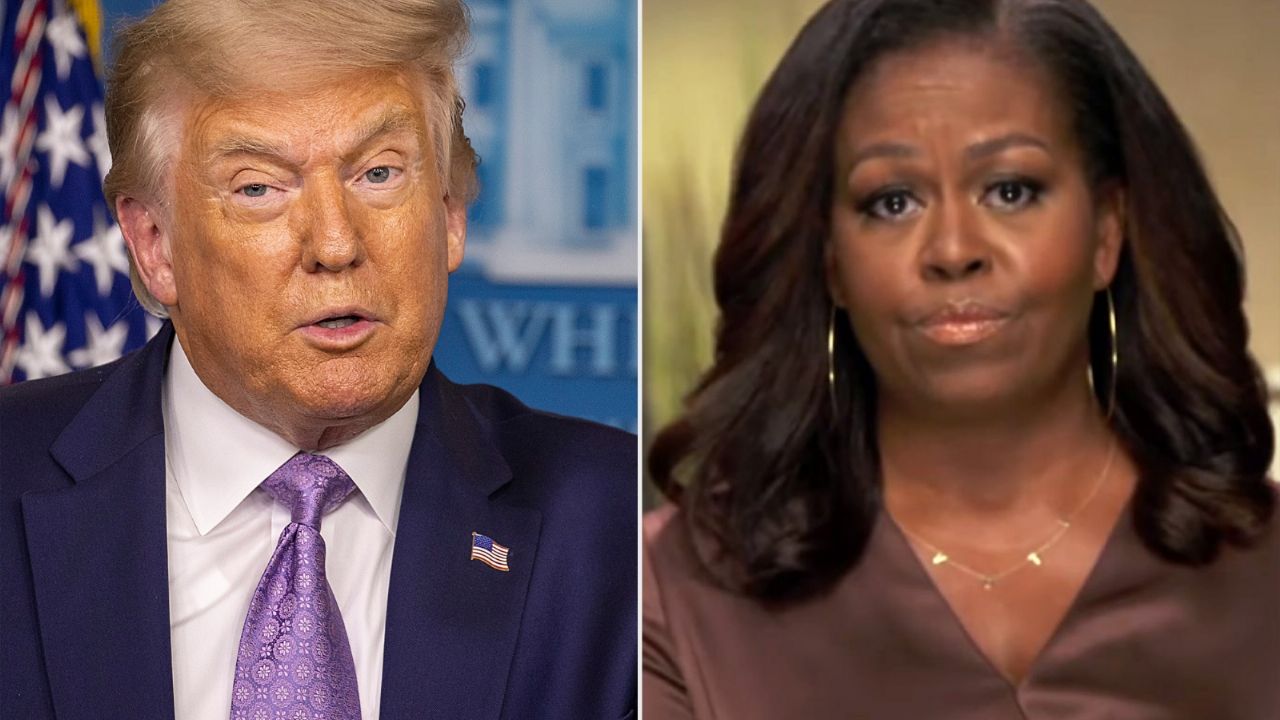 Trump responde a Michelle Obrama: “Gracias a su marido soy presidente”
