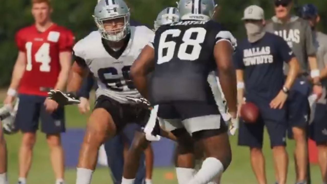 Jugador mexicano de los Dallas Cowboys ya protege a su quarterback