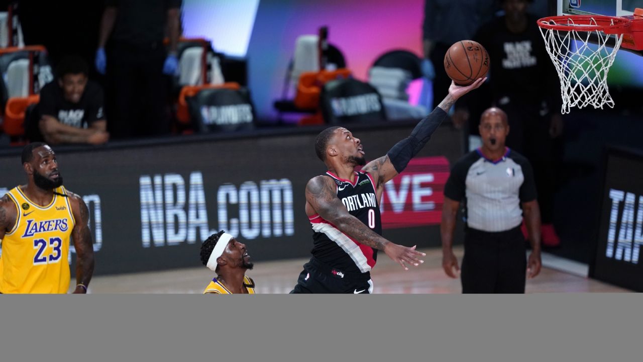 Lillard anota 34 y Blazers sorprenden en la duela a los Lakers de LeBron