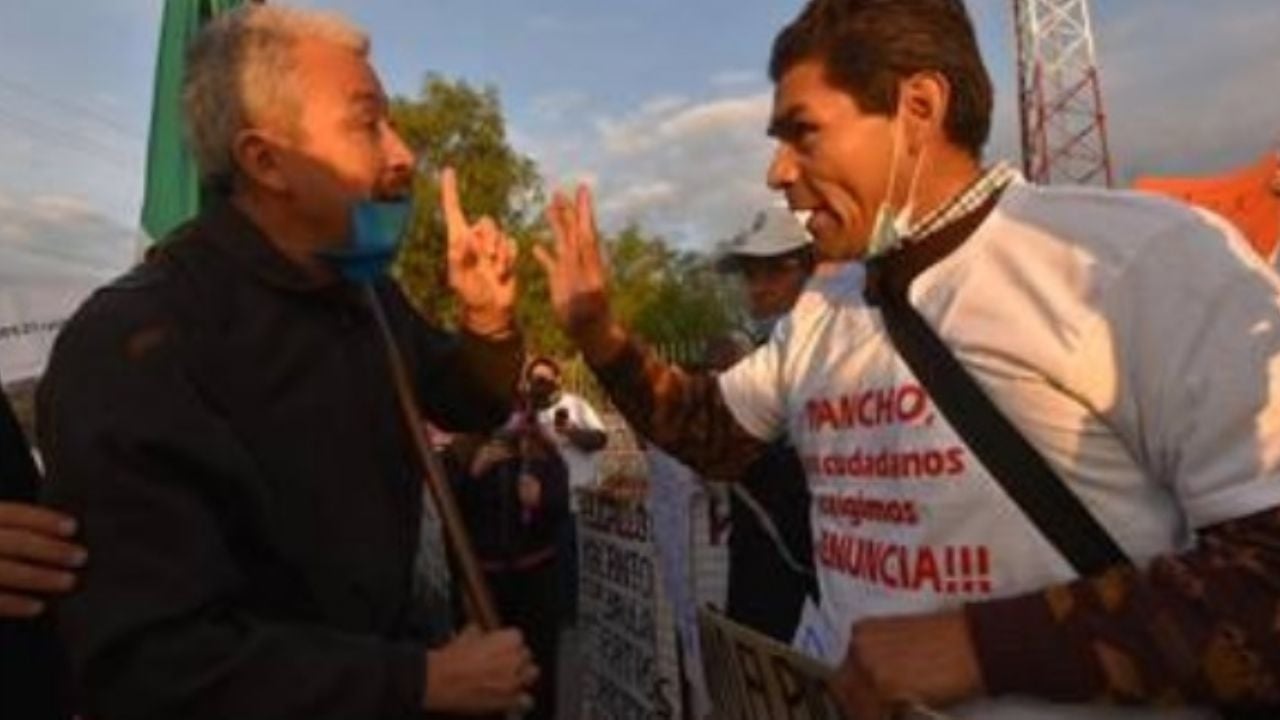 AMLO divide al pueblo: Se enfrentan simpatizantes y opositores en Querétaro