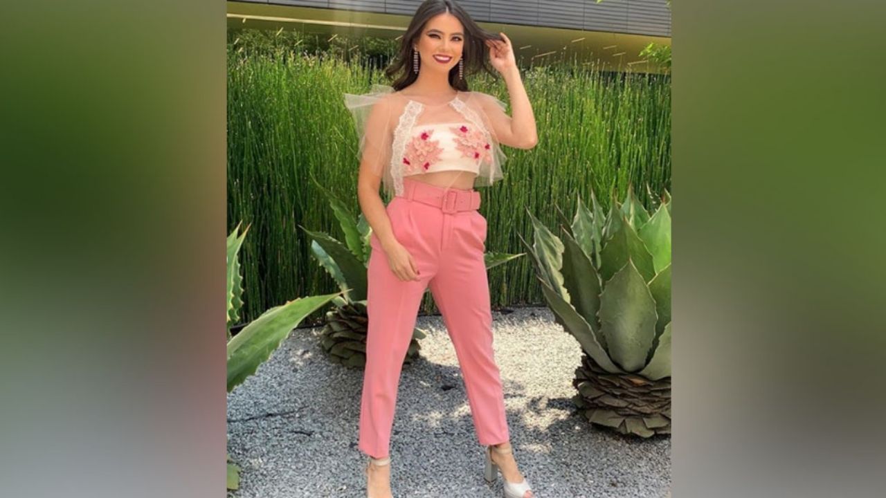 Olga Mafud enloquece TV Azteca con coqueto ‘outfit’ de seda ¡y en tenis!