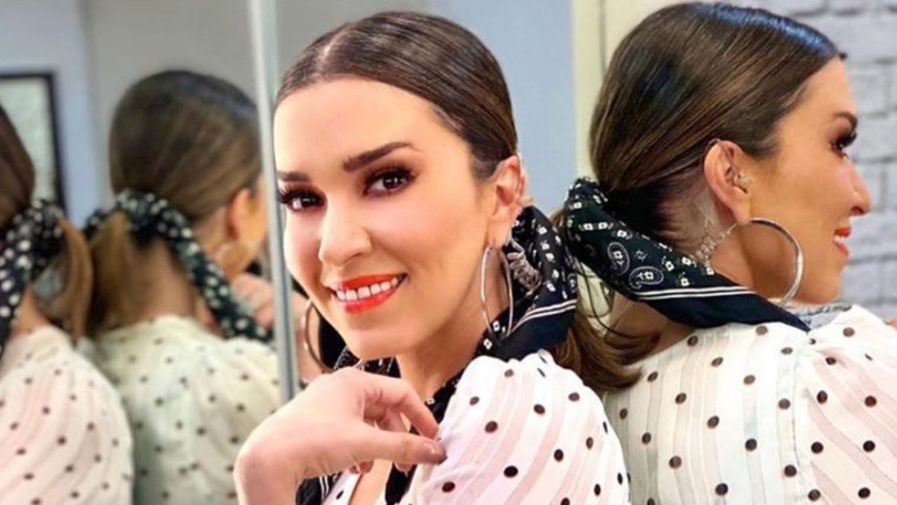 A un año de haber dado a luz, Laura G luce despampanante con vestido a rayas