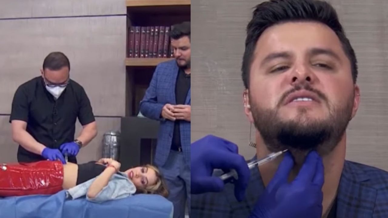 Andrea Escalona y Paul Stanley se hacen ‘arreglitos’ en ‘Hoy’ ¡con inyecciones!