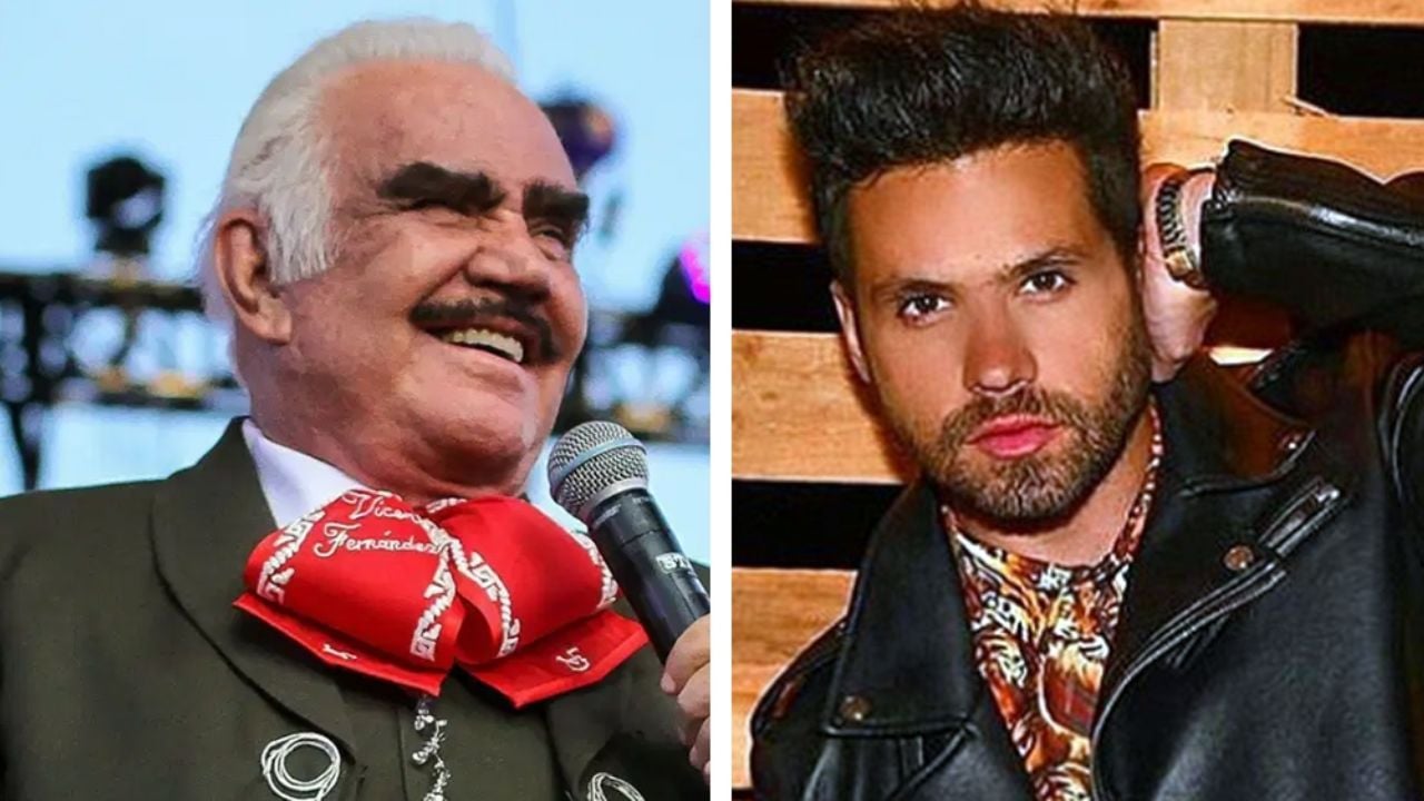 Eleazar Gómez sorprende con foto de hace 30 años ¡junto a Vicente Fernández!