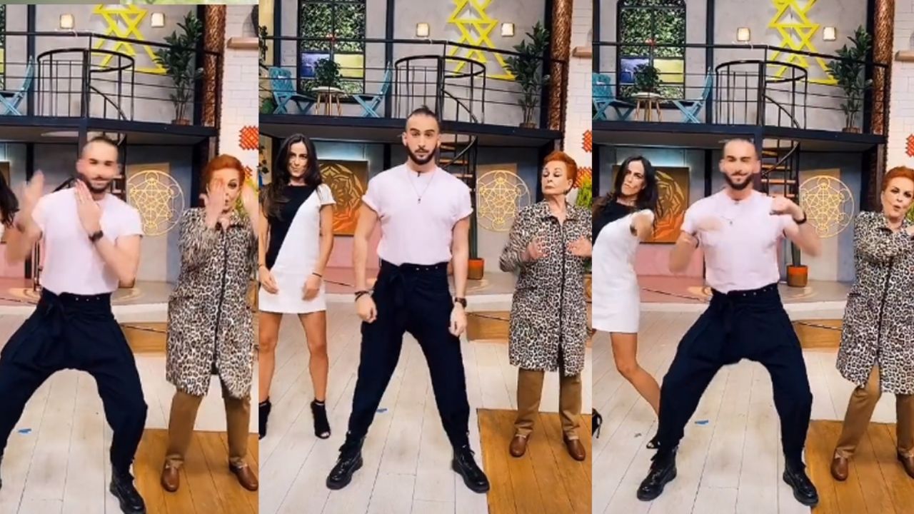 Talina Fernández maravilla TikTok al bailar junto a guapo conductor de ‘Sale el Sol’