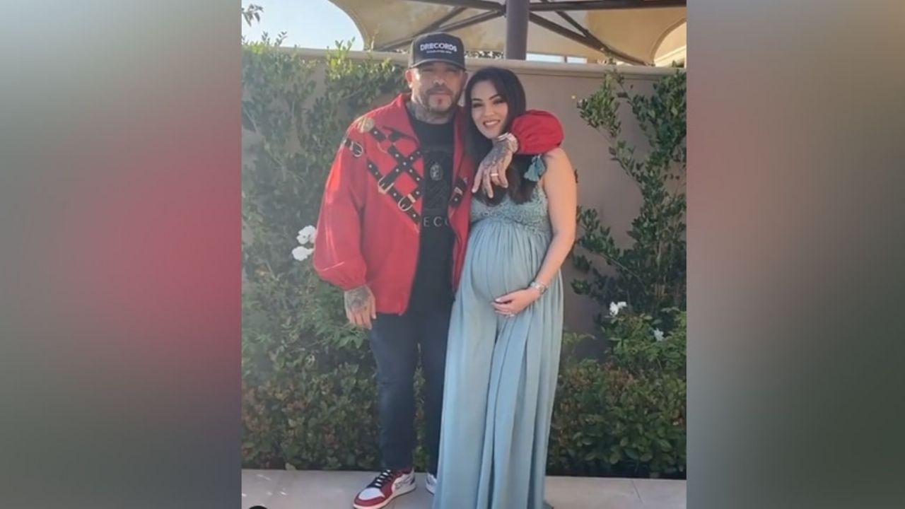 A pocos días de dar a luz, Cheli Madrid hace tiernas fotos con Ángel del Villar