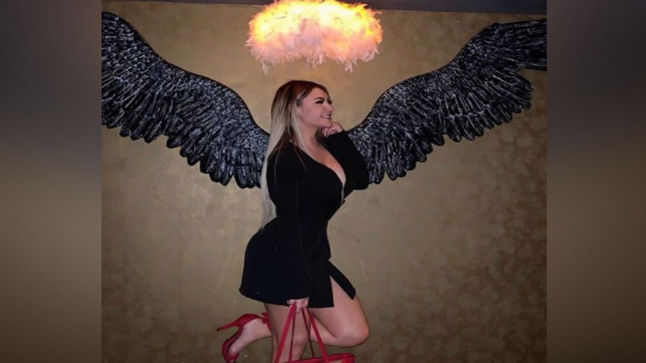 Jeni de ‘Enamorándonos’, causa furor en Instagram al lucir como un ángel negro