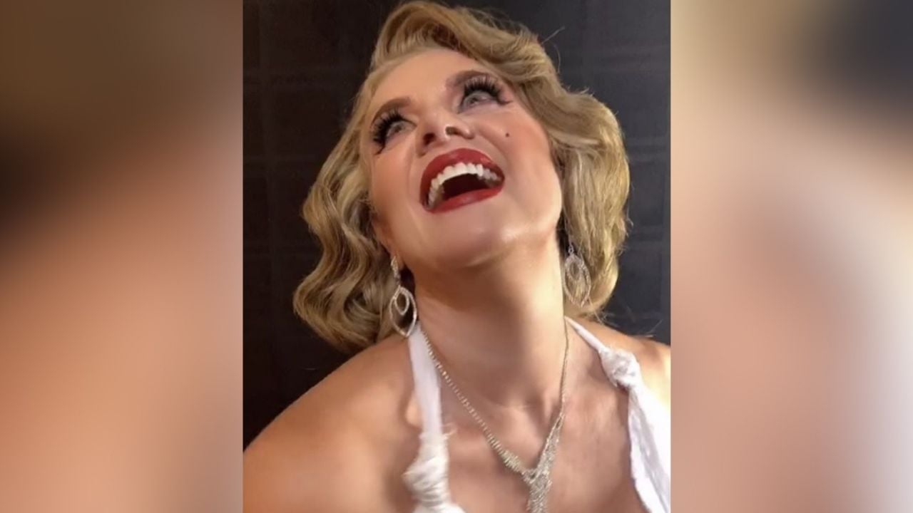 Érika Buenfil conquista Instagram al bailar al ritmo de los años 50 en vestido blanco