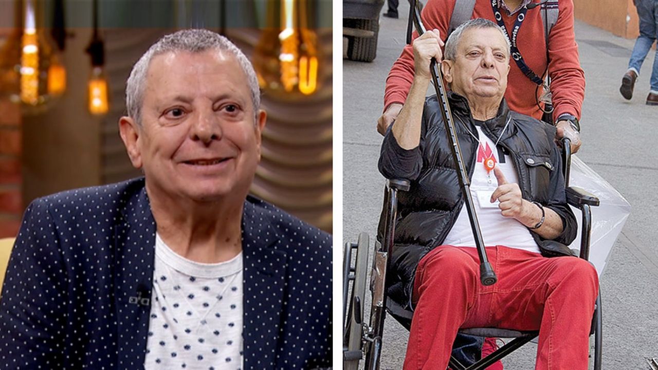 Enfermo y en silla de ruedas, César Bono vuelve a Televisa y visita foro de ‘Hoy’