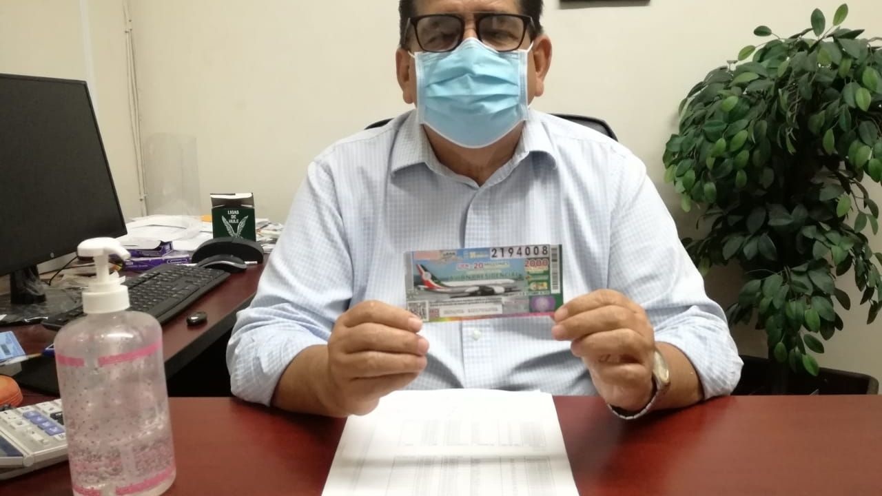 Se registra alta demanda para la adquisición de los boletos del avión de la Lotería Nacional en Sonora