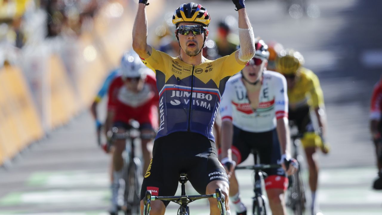 Roglic gana la primera etapa de montaña, Alaphilippe sigue líder en el Tour