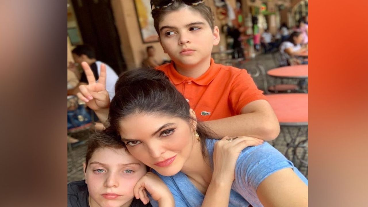 Tras 25 días separados, Ana Bárbara se rencuentra con sus hijos y esta fue su reacción