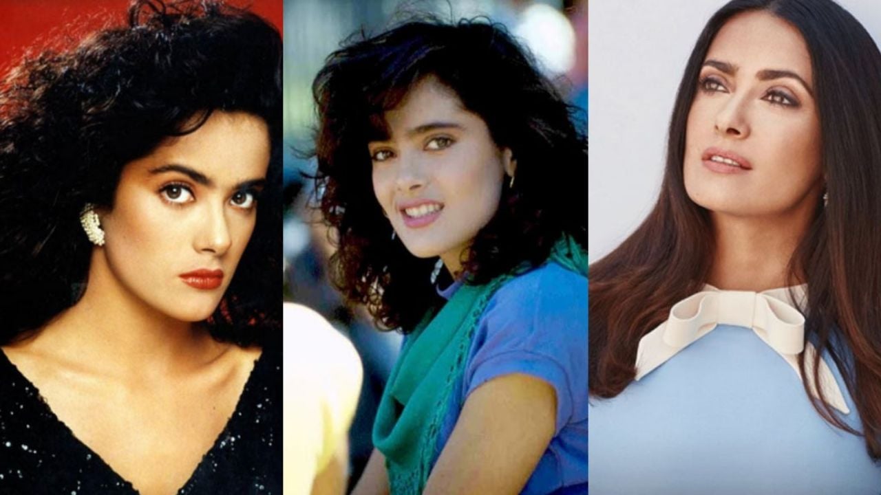 El antes y después de Salma Hayek, la actriz que inició en Televisa y triunfó en Hollywood