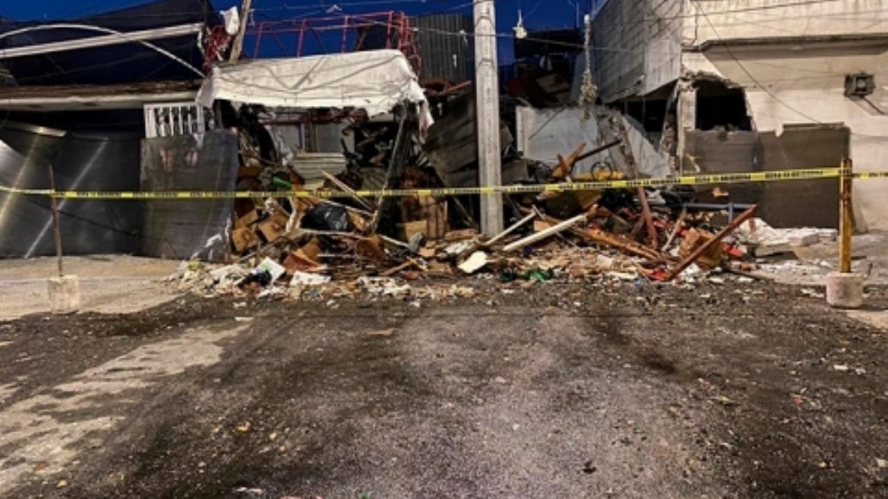 VIDEO: Se registra potente explosión en un bar clandestino en el Edomex