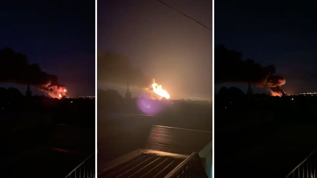 VIDEO: Explosiones en un edificio industrian provocan enorme incendio en Reino Unido