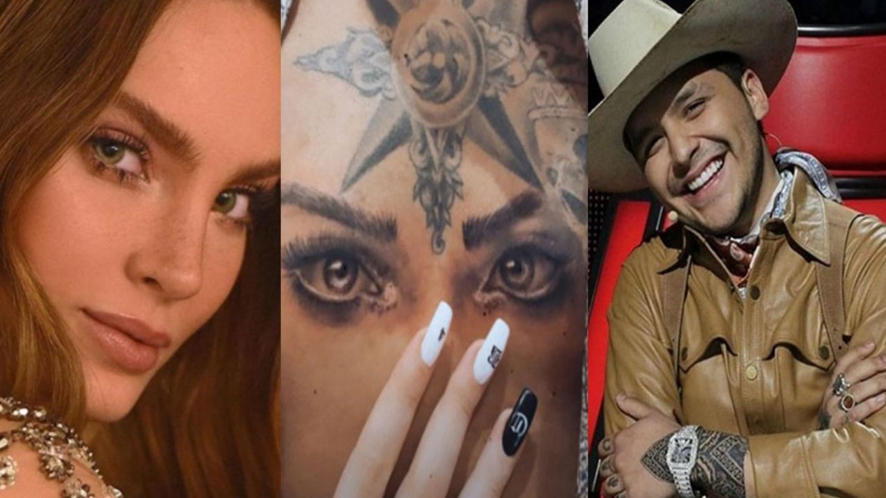 ¡No solo Lupillo! Ahora también Christian Nodal se tatúa el rostro de Belinda
