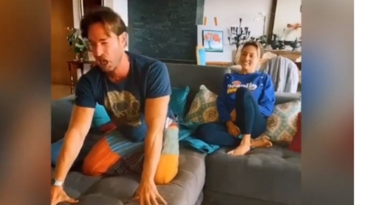 Por ganar fans en TikTok, Sebastián Rulli le hace asquerosa broma a Angelique Boyer y todo sale mal