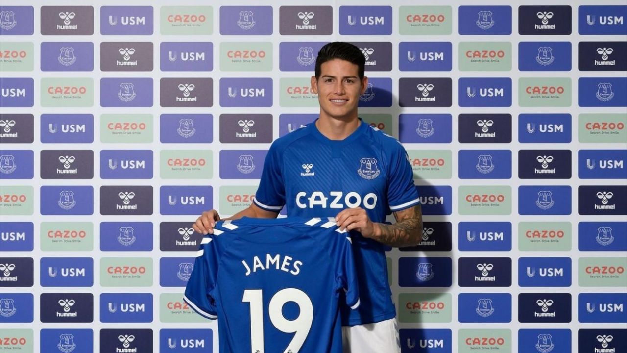 James Rodríguez cambia de aires; se muda a Inglaterra y ficha con Everton