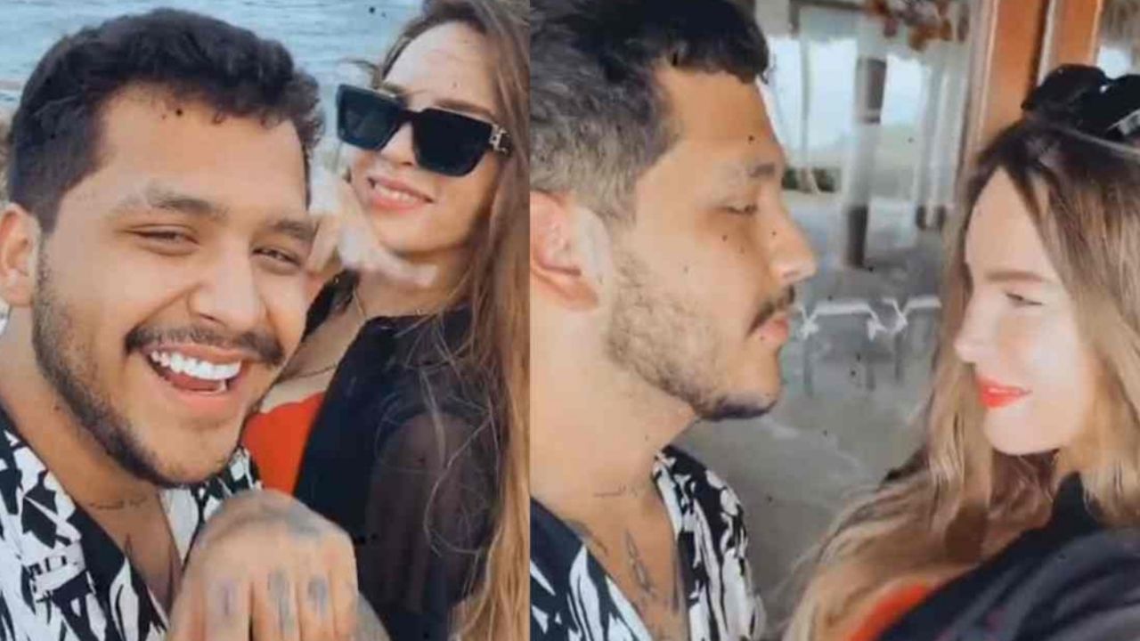 Christian Nodal responde a criticas por sus tatuajes en honor a Belinda: “Me vale”