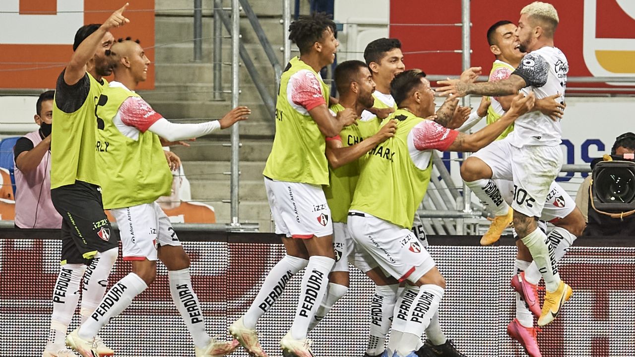 Atlas consigue rescatar el empate por un gol en su visita al Monterrey