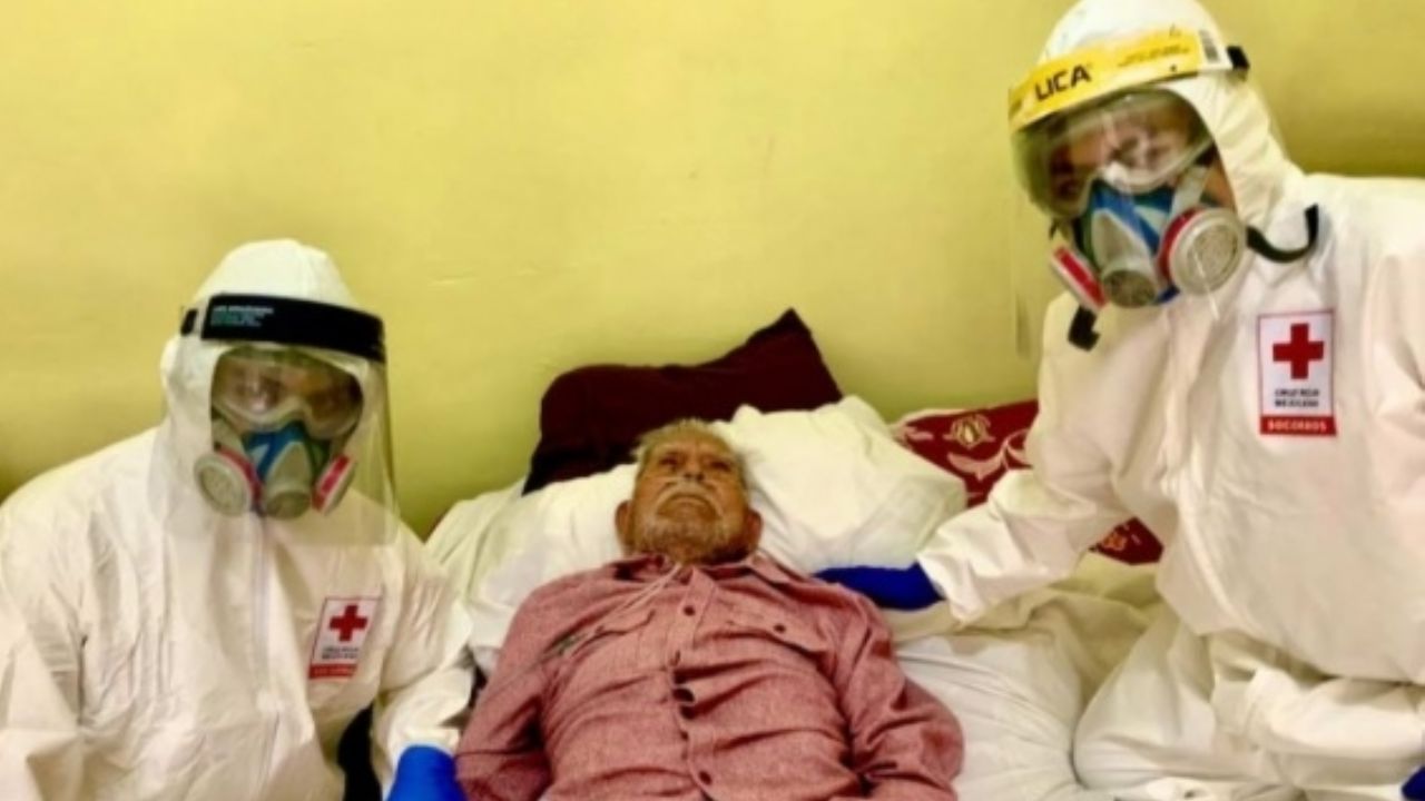 ¡Todo un guerrero! Con 106 años, Don Juan logró vencer al Covid-19