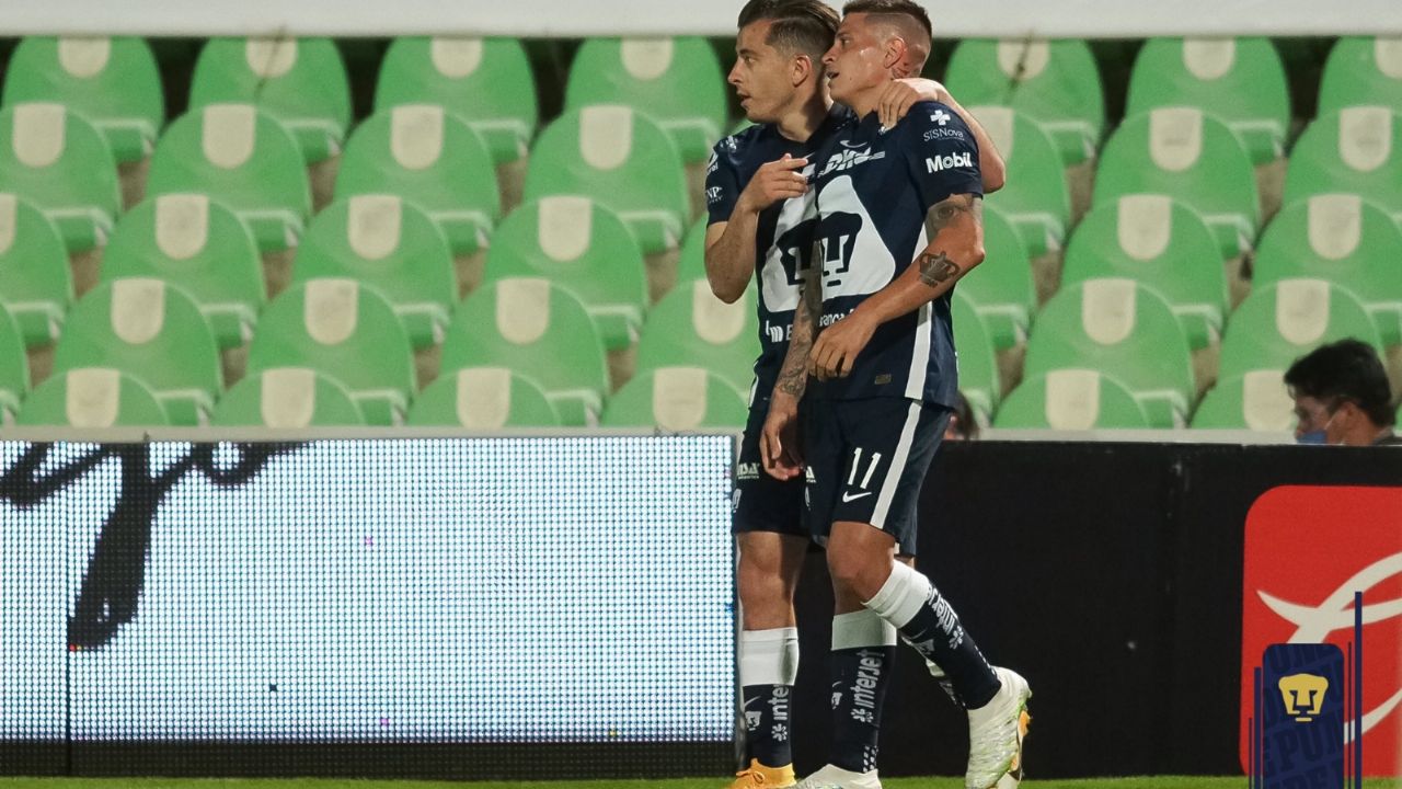 Zarpazo a la cima; Pumas vence a Santos, sigue invicto y ya es líder