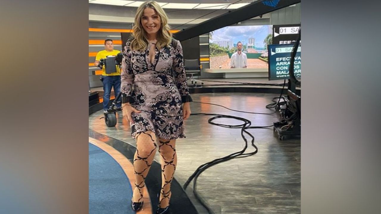 Carolina Rocha impacta en TV Azteca al aparecer de esta forma en ‘Hechos Sábado’