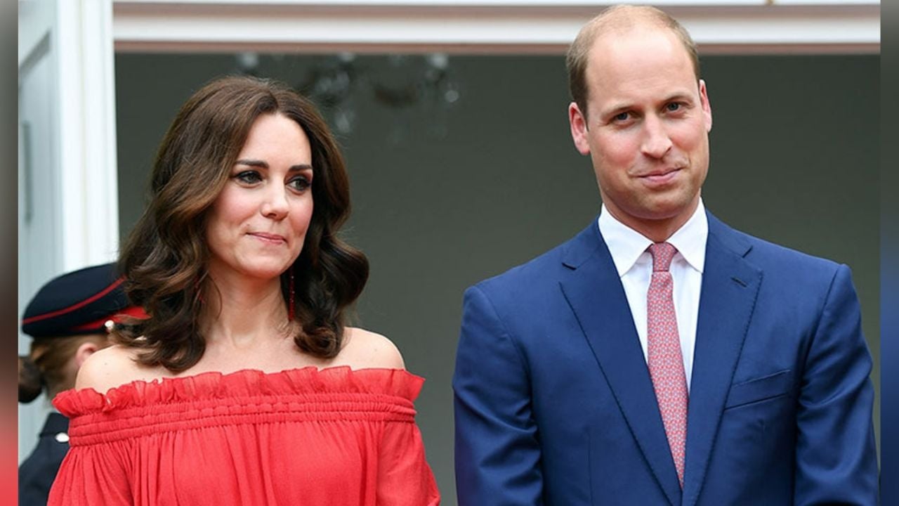 No le quita los ojos de encima: Kate encanta al Príncipe William con precioso vestido
