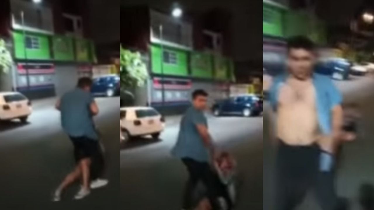 VIDEO: Hombre agrede a mujer y joven intenta ayudarla en la colonia Ajusco, Coyoacán