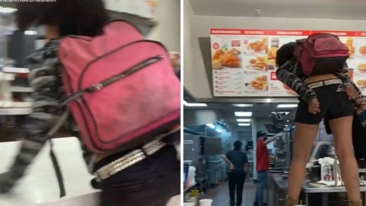 VIDEO: Mujer agrede a empleados de restaurante por negarle la entrada al no traer cubrebocas