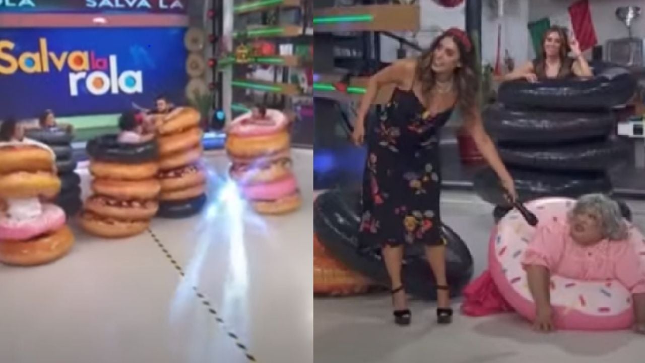 ¡Golpazo! En ‘Hoy’ las cosas se descontrolan y conductores tumban a ‘abuela’ por error