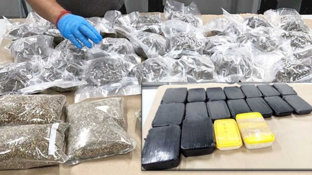 Hermosillo: Fiscalía asegura armamento, un auto y droga valuada en 8 millones de pesos